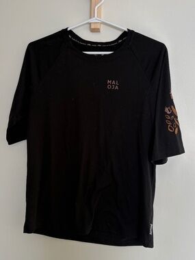 Maloja Women's T-Shirt - Black - Sz L